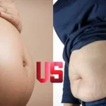 diferença entre barriga de grávida e gordura